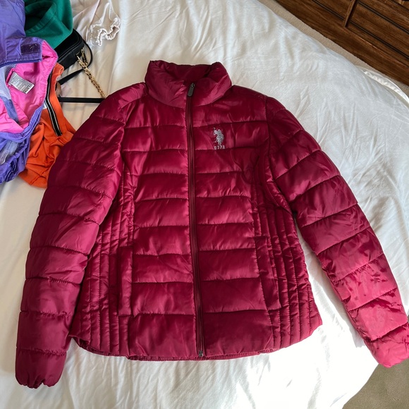 U.S. Polo Assn. Jackets & Blazers - Red Polo winter coat